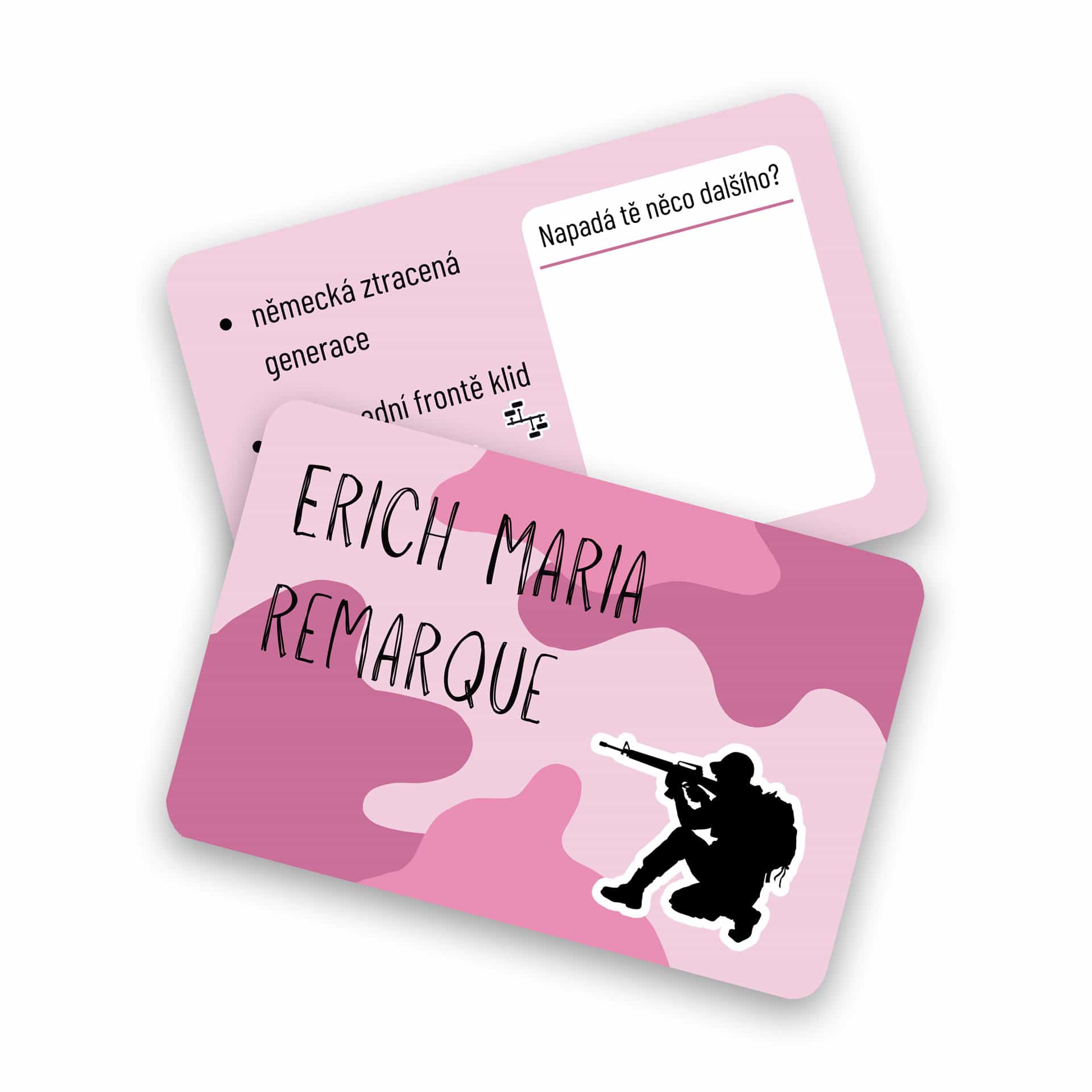 Maturitní karty — plný deck (print do kapsy)
